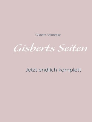cover image of Gisberts Seiten